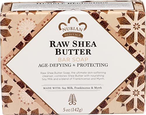 Bar Soap Raw Shea Butter 5 Oz By Nubian Heritage