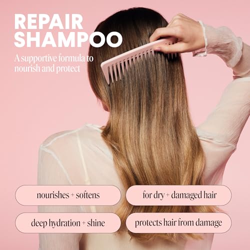MONDAY HAIRCARE REPAIR Shampoo with Keratin, Argan Oil & Cocoa Butter 354mL For Dry to Damaged & Depleted Hair 354mL