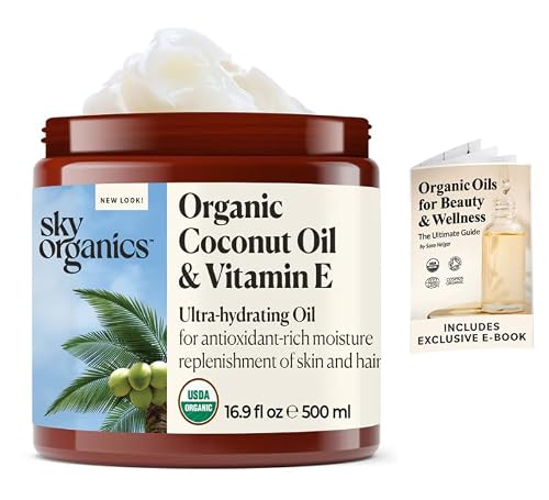 Sky Organics Extra Virgin Organic Coconut Oil 16.9 fl oz, Multi-purpose