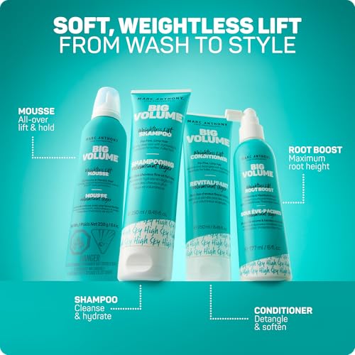 Marc Anthony Big Volume, Shampoo & Conditioner Set for Fine & Flat Hair