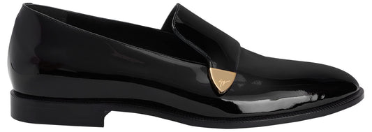 Giuseppe Zanotti, EFLAMM VELVET Loafers, 10, Black