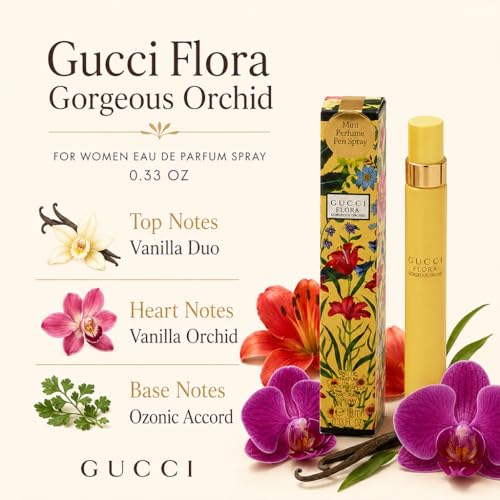 Gucci Flora Gorgeous Orchid for Women 0.33 oz Eau de Parfum Spray
