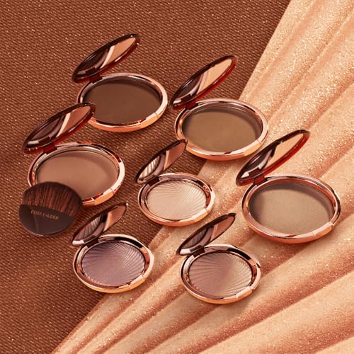 Estée Lauder Bronze Goddess Bronzer Powder | Matte Finish + Buildable Coverage, 0.74 Ounce, Medium Deep