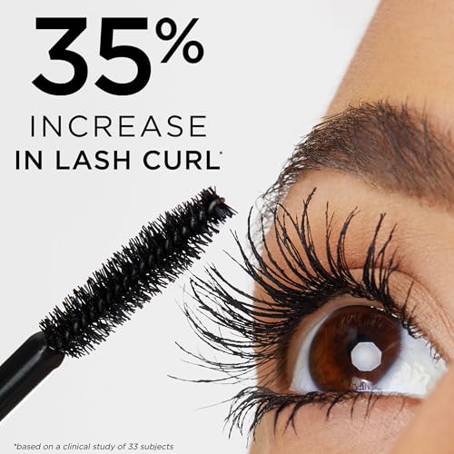 tarte lights, camera, lashes 4-in-1 mascara – Volume, Length, Curl & Conditioning for Fuller-Looking Lashes, Smudge-Proof, Flake-Free, Longwear, Vegan & Cruelty-Free, full size, black