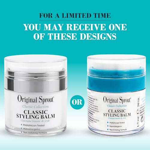 Original Sprout Classic Styling Balm, Firm Long-lasting Hold for All Hair Types, 1.7 oz. Jar
