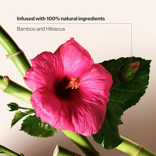Suave Bamboo & Hibiscus Volumizing Shampoo, for Fine and Flat Hair, Salon Proven System for Boosting Hair Volume and Body, 28 oz, 4 Pack