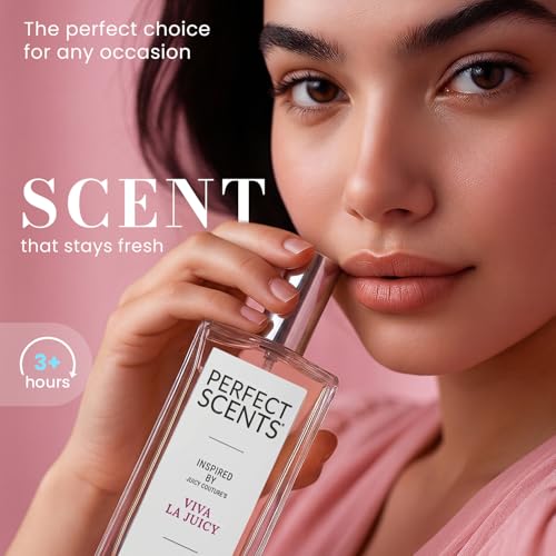 Perfect Scents Fragrances, Inspired by Juicy Couture’s Viva La Juicy, Women’s Eau de Toilette, CLEAN, Vegan, Paraben-Free, Phthalate-Free, Never Tested on Animals, 3.4 Fluid Ounces