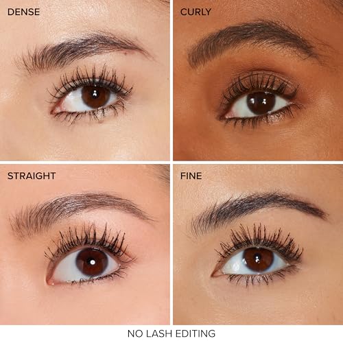 Too Faced Better Than Sex Waterproof Mascara | Volumizing and Lengthening Waterproof Mascara + Hourglass Brush | Formula for Dramatic Lashes | Cruelty-Free Eye Makeup, Black, Travel Size, 0.17 Fl Oz