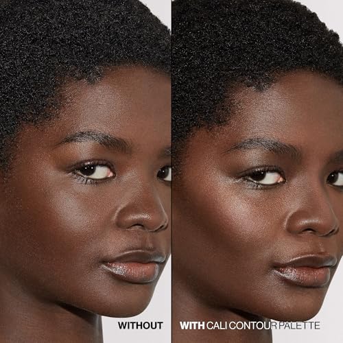 Smashbox The Cali Contour Palette | Six-Shade Contour Kit with Highlighter, Bronzer and Blush Powder for Face Contouring Makeup and Glow | Matte and Pearlescent Finishes, Medium to Dark, 0.69 Ounce