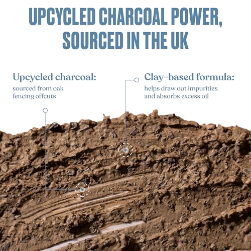 The Body Shop Charcoal Pore-Minimizing Mask | For Oily Skin, 0.6 Oz