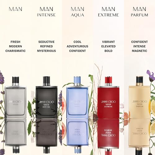 JIMMY CHOO - Man Parfum - Men's Fragrance - Fougere Ambery - With notes of Bergamot, Lavender & Ambery Wood - 3.3 fl. oz.