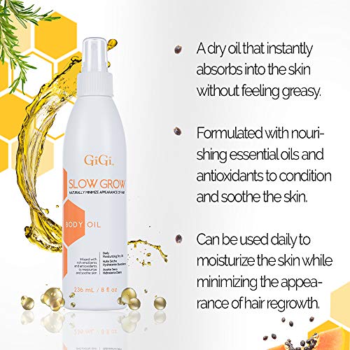 GIGI Gigi slow grow body oil, 8 ounces