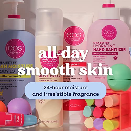 eos Shea Better Hand Cream - Vanilla Cashmere Hand Lotion | Instant Hydration + Lasting Protection | 2.5 oz