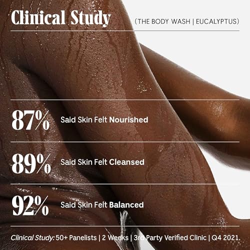 Nécessaire The Body Wash Eucalyptus - Natural Body Wash for Women & Men, Replenishing Shower Gel with Niacinamide, Vitamin C/E + Omega 6/9. Oil-In-Gel Cleanse, 8.4 fl oz.