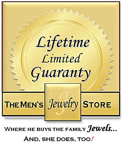 The Men's Jewelry Store (Unisex Jewelry) Deer Antler, 14k White Gold 7mm Titanium Comfort-Fit Ring Size 9
