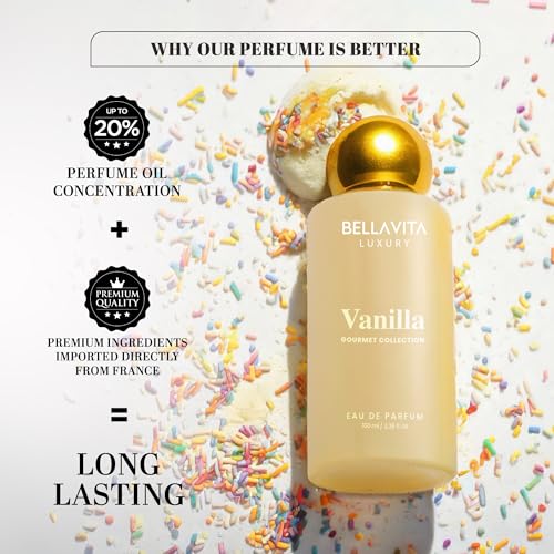 Bellavita Luxury Vanilla Eau de Parfum | 100 ml | Unisex perfume