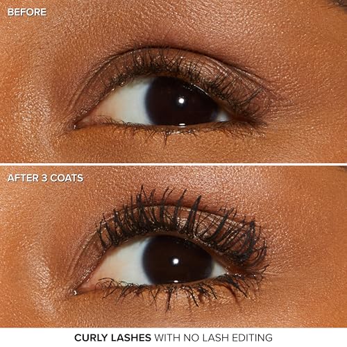Too Faced Better Than Sex Volumizing and Lengthening Mascara | Vegan Formula, Dramatic Volume and Length | Cruelty-Free Eye Makeup + Hourglass Brush for False Lash Effect, Black, 0.27 Fl Oz