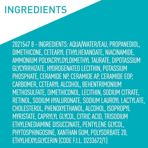 CeraVe Resurfacing Retinol Face Serum with Niacinamide, Pore Minimizer, 1oz