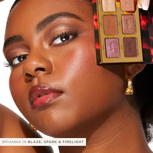 tarte tartelette toasted mini Amazonian clay palette – Eyeshadow Palette with Shimmer & Matte Bronze Neutrals, Longwear Pigment & Blendable Lightweight Formula, Cruelty-Free