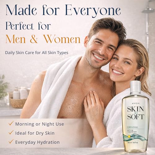 Avon Skin So Soft Original Bath Oil - 16.9 oz - Moisturizing Body Oil