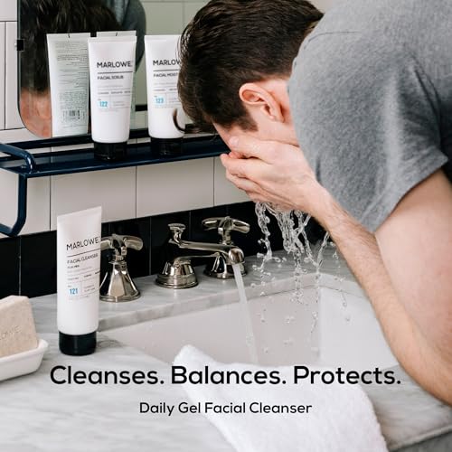 MARLOWE. Facial Cleanser, Daily Face Wash, Removes Dirt + Oil, 6 oz