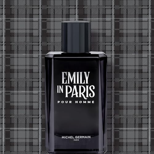 Michel Germain Emily in Paris Pour Homme Eau de Toilette Spray Cologne, Fougere Aromatic Scent, Top Notes of Sophisticated Cardamom for Him, 1 Fl Oz
