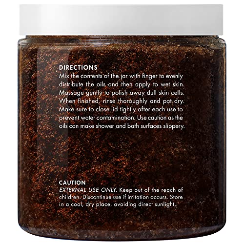 Majestic Pure Arabica Coffee Body Scrub, Exfoliating Polish, 10 Oz