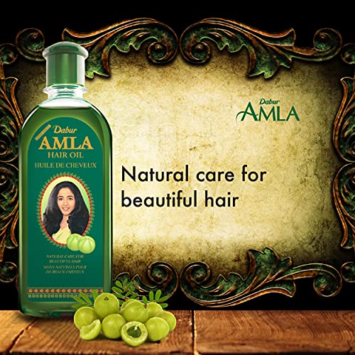 Dabur Amla Hair Oil with Pure Amla Botanical Extracts for Men & Women 500ml