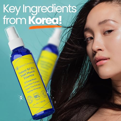 SeoulCeuticals Korean Face Mist 97.5% Snail Mucin Essence 4oz