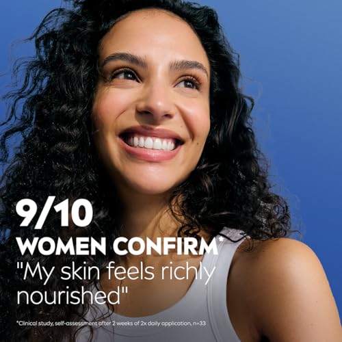 NIVEA Cocoa Butter Body Lotion for Dry Skin with Hyaluronic Acid, 33.8 Oz