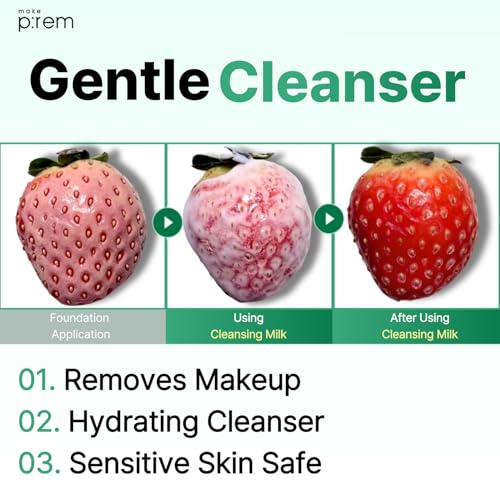 MAKE P:REM Safe Me. Relief Moisture Cleansing Milk, 6.76 fl.oz. (200mL)