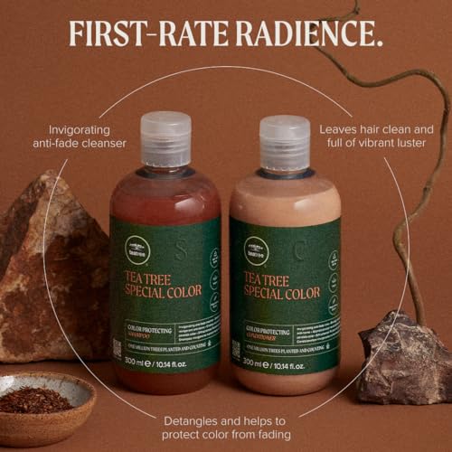 Tea Tree Special Color Shampoo, Gently Cleanses, Protects Hair Color, For Color-Treated Hair, 10.14 fl. oz.