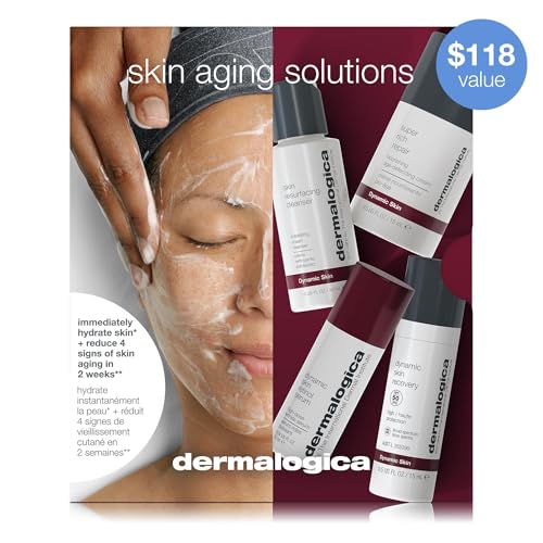 Dermalogica Skin Aging Solutions Kit, Anti Aging Skincare Set, Travel Size