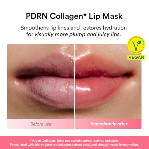 Abib PDRN Vegan Collagen Lip Mask Glazed Jelly 0.38 fl oz | Korean Lip Butter Balm Overnight Sleeping Mask Hydrating Care Moisturizer Treatment for Flakey, Dry Lips