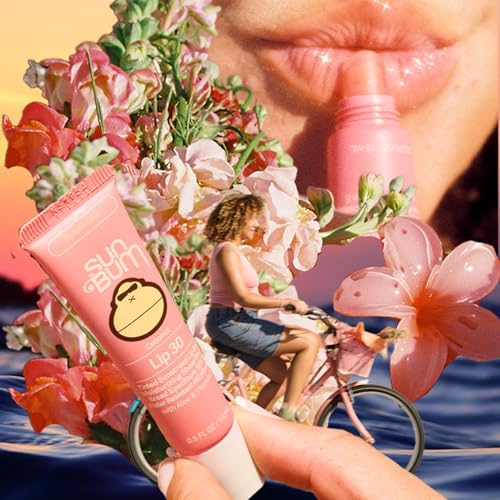 Sun Bum SPF 30 Coconut Sunscreen Lip Balm, Sunset Cove Tinted - 0.5 oz