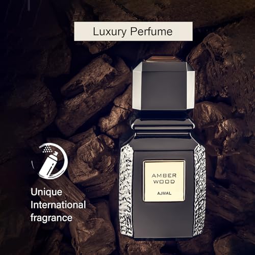 Ajmal Amber Wood Noir EDP Unisex, 3.4 fl oz / 100 ml