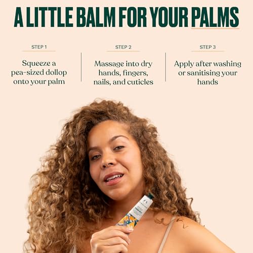 The Body Shop Almond Milk Hand Balm – Moisturizes and Protects Sensitive Skin – 1.0 Fl Oz