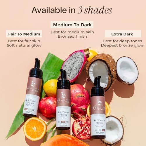 Self Tanner Mousse - USA Made with Natural & Organic Ingredients, Non-Toxic