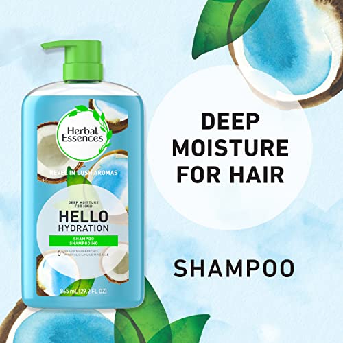 Herbal Essences Hello hydration shampoo shampooing for hair 29.2 FL OZ