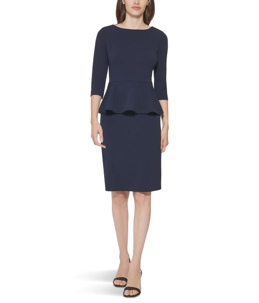 Calvin Klein Women's Dresses Dress,Indigo,10