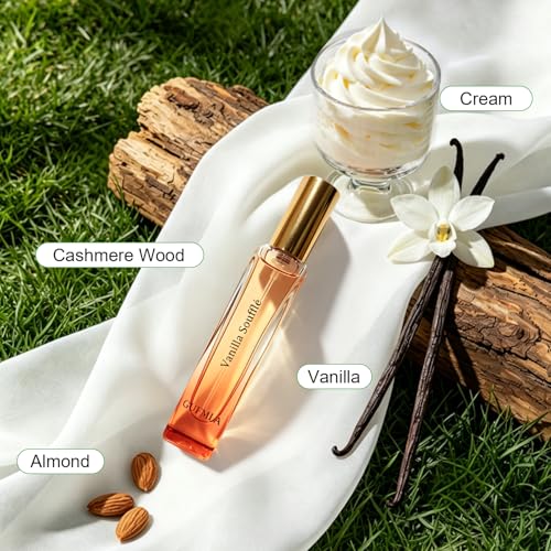 GUFMLA Pheromones Perfumes for Women - Vanilla Perfume, Vanilla Milky Long Lasting Eau de Toilette Parfum, Travel Size Perfume 14ml/0.51fl.oz Perfumes Spray for Women