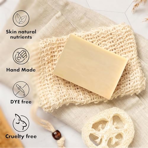 AnatoliaDaphne Olive Oil Soap Bar - Handmade 100% Pure Natural & Vegan 5.3 oz Each Bar