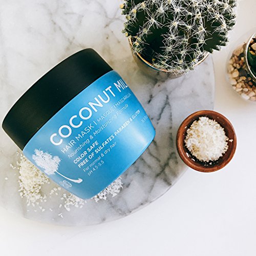 Luseta Coconut Milk Hair Mask for Dry Hair, Deep Hydration 16.9 Oz