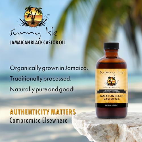 Sunny Isle Jamaican Black Castor Oil 4oz, Original, Authentic