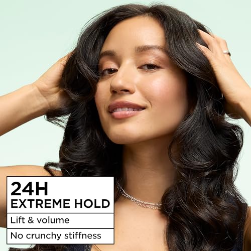 Garnier Fructis Sky-Hi Volume Hairspray, Anti-Humidity Volumizing Spray With Bamboo Extract, Provides 24-Hour of Flexible Hold and Frizz Control, 8.25 oz, 2 Count (Packaging May Vary)