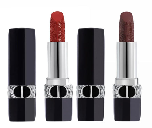 Dior Rouge 965 and 913 Starry Motif Limited Edition Lipstick Gift Set - Full Size