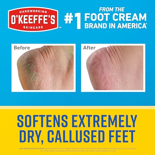 O'Keeffe's Healthy Feet Intense Renewal Cream, 3 oz Tube, 1-Pack