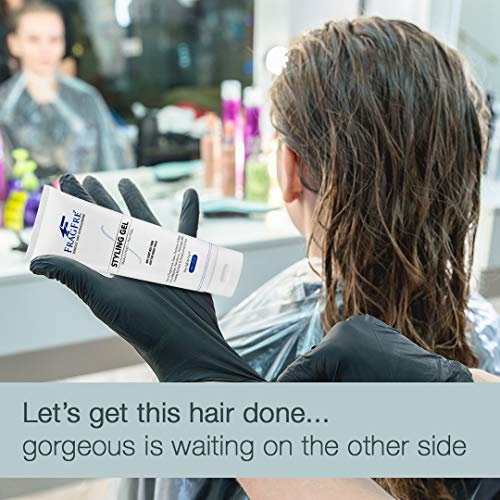 FRAGFRE Styling Gel Fragrance Free 8 oz Medium Hold - Hair Styling Gel for Sensitive Skin - Hypoallergenic Parabens Free - Gluten Free Vegan Cruelty Free - for Men Women and Children