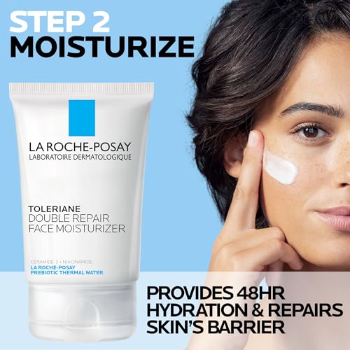 La Roche-Posay Toleriane Skin Care Set, Face Moisturizer & Face Wash