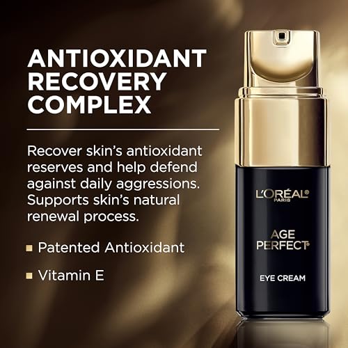 L'Oreal Paris Age Perfect Cell Renewal Anti-Aging Eye Cream, For Dark Circles & Puffiness 0.5 Fl oz